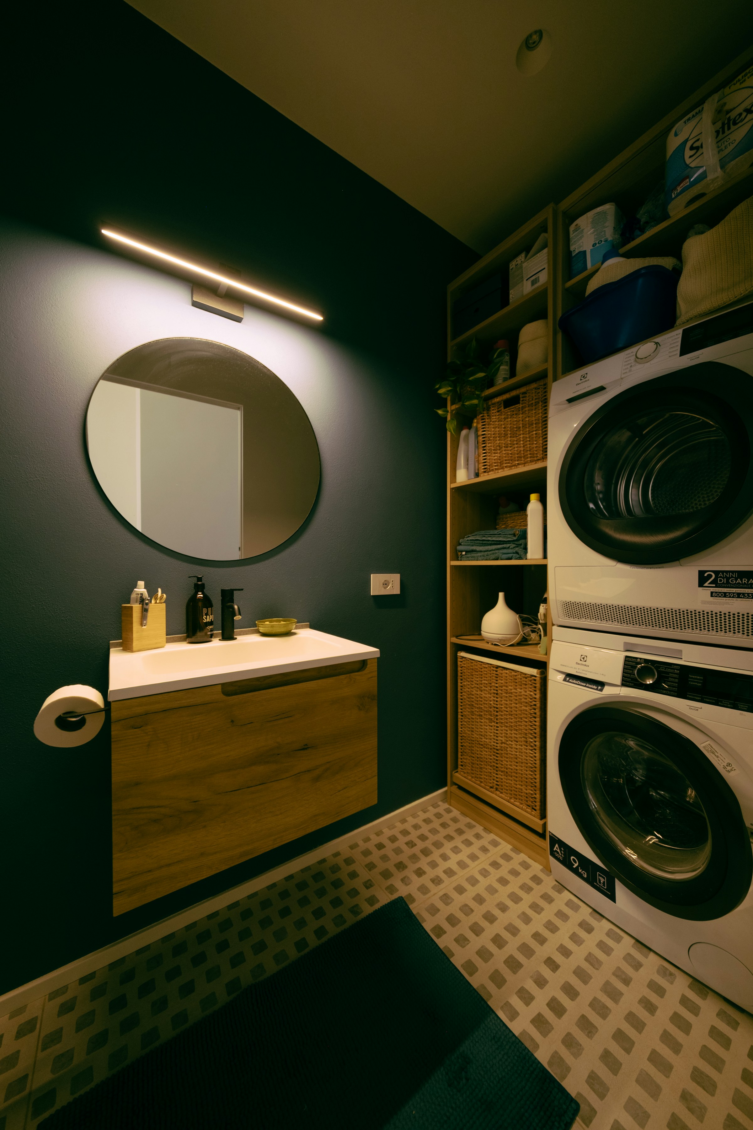 Contemporary laundry space